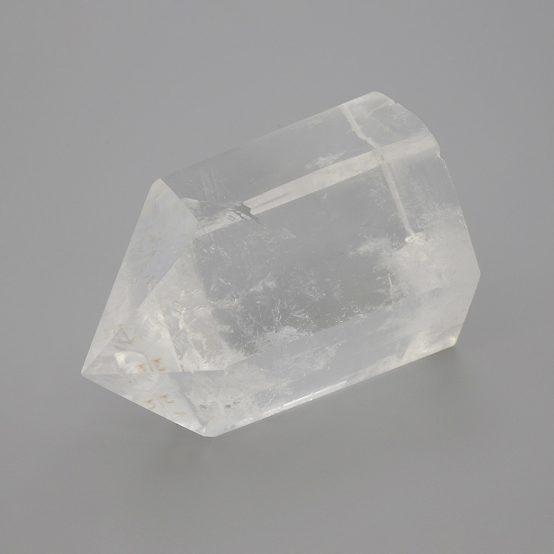 (per 100 g) Rock crystal souvenir pencil, natural stone, 65x35mm +/- assorted sizes