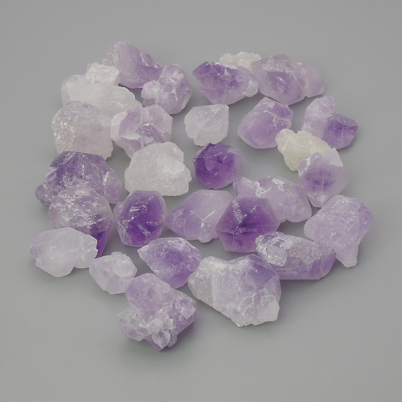 (price per 100 g) Souvenir natural Amethyst unprocessed stone ~ dimensions 10-13×2-12 mm (+/-) packaging 100 g