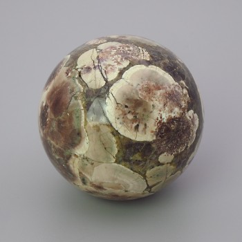 (Price per 100g) Souvenir sphere made of natural stone Landscape Jasper, diameter 44mm ± weight from 100 g