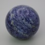 (Price per 100 g) Sodalite natural stone souvenir sphere, diameter 53 mm ± weight from 200 g