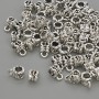 Bail findings, metal color silver, diameter 4.5×7.5 mm, hole diameter ~3 mm, packaging 20 g (~60 pcs)