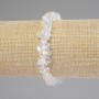 Moonstone Chip Bracelet, chip size 7-12 x 4-5 mm, length 18 mm, stretch