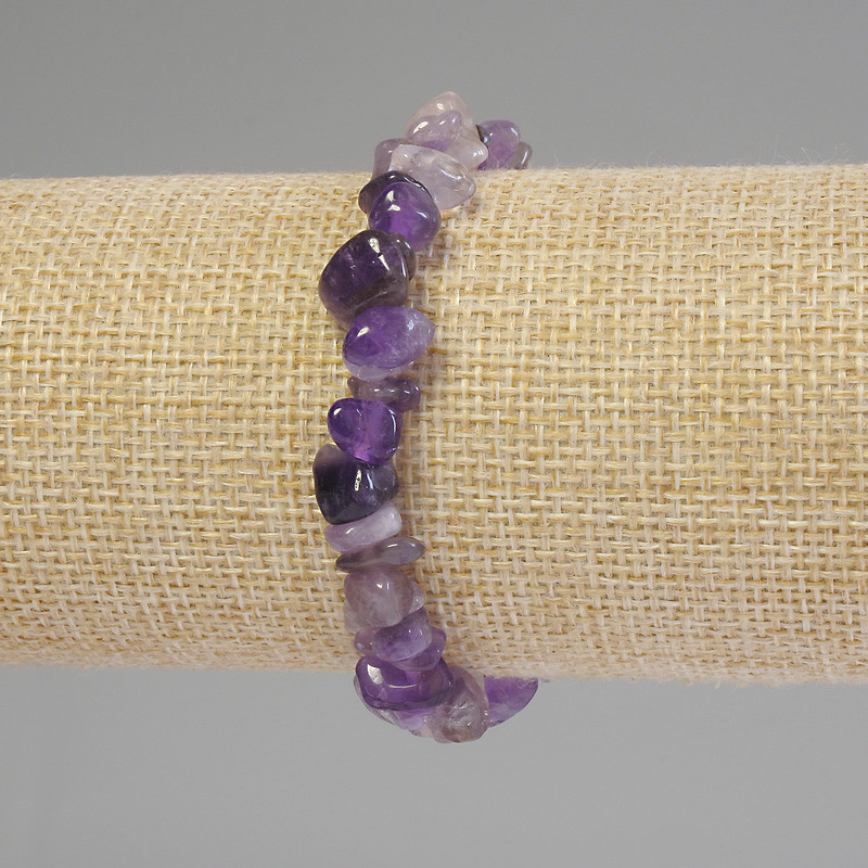 Amethyst Chip Bracelet