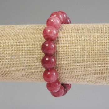 Tourmaline Bracelet - Smooth Beads 12 mm +-, length 18 mm +- stretchy