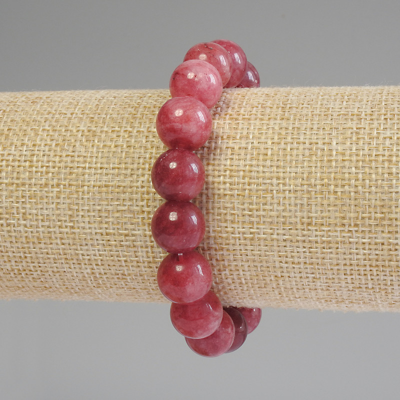 Tourmaline Bracelet - Smooth Beads 12 mm +-, length 18 mm +- stretchy