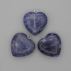 Heart Pendant with Sodalite 25x25x27mm+