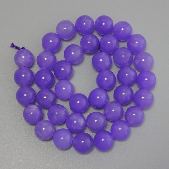 Beads Lavender Amethyst, Smooth Round Beads, 10mm Diameter +/- on Thread, 38cm Length+