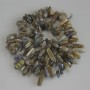 Labradorite chip-needle beads, diameter 12-17×3-5 mm ±, on thread, length 39 cm+