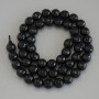 Faceted agate beads, round ball shape, 8 mm diameter ± on thread, length 37 cm+