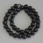 Faceted Agate Beads Round Ball, 10 mm Diameter ± on Thread, 36 cm Length