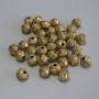Gold-tone bead insert findings, diameter 5×6 mm ± bore diameter approx 1.9 mm, packaging 20 g (~39 pcs)