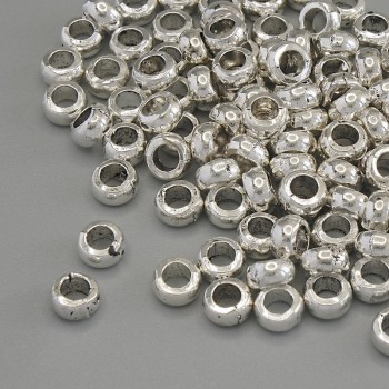Silver bead-insert 5×3 mm for jewelry