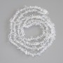 Mountain Crystal Chip Beads, diameter 6-13×2-4 mm, length 80 cm ± on thread
