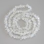 Moonstone and Rock Crystal Bead Chips, diameter 6-12×2-6 mm, length 80 cm on thread