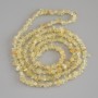 Citrine chip beads, diameter 5–8×3 mm, length 78 cm on thread