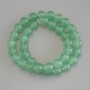 Jade Beads, Smooth Round Balls, 10 mm Diameter, 38 cm Length on Thread