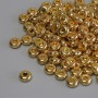 Gold-tone bead insert, 4.5×2 mm bead, 1.6 mm hole, packaging 20 g (~123 pcs)
