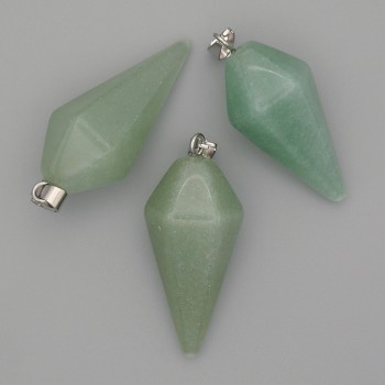 Pendant 'Pendulum' Jade 38x28x14mm+
