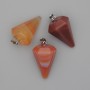 Pendant 'Pendulum' Chalcedony 28x20x14 mm+