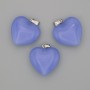 Pendant Aquamarine Heart 20x20x25mm+