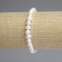 Freshwater Pearl Bracelet 6-7×6-6 mm, length 18 cm, stretch