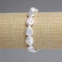 Baroque Pearl Bracelet in a Gasoline shade, diameter 15-18×10-12 mm, length 18 cm, stretch