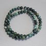 Agate Beads, Smooth Round Balls, 6 mm Diameter +/- on Beading Thread, Length 38 cm+