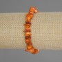 Bracelet with mother-of-pearl chips, diameter 7-12×2-4 mm, length 18 cm ± stretch