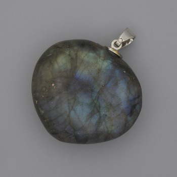 Heart Labradorite Pendant 30x30mm+-, length 40mm+-