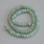 Jade rondelle beads, 8×5 mm diameter, on thread, length 41 cm+