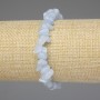 Stretch Aquamarine Chip Bracelet 7-8×4-7 mm +/-, length 18 mm +/-