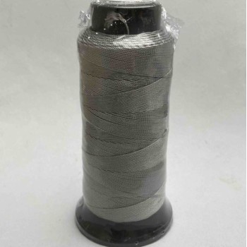 Gray nylon bobbin thread, 0.6 mm diameter, 300 m for crafts