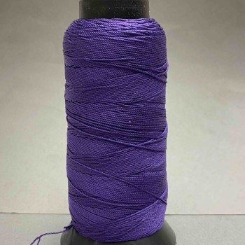 Purple nylon craft thread on spool, 0.9 mm diameter