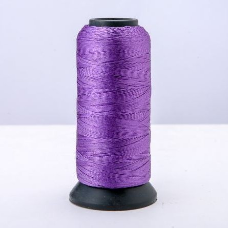 Purple nylon craft thread spool, 0.6 mm diameter
