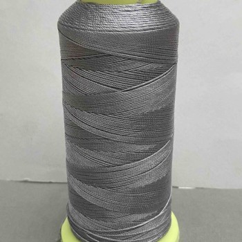Gray bobbin thread, 0.6 mm diameter, nylon for crafts, 300 m