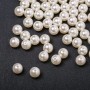 Beads 'Pearl-like' (acrylic) white, diameter 12 mm, 0.5 kg ± 1000 pcs