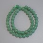Jade Beads Smooth Round, 8.5 mm diameter, 39 cm length on a thread