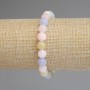 Morganite Bracelet Smooth Beads 8mm+-, Length 18mm+- Stretch