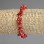 Bracelet Coral rubble 5-10×2-5 mm, length 18 mm, stretch