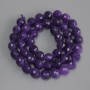 Sugilite Beads, Faceted Round Bead, 8mm Diameter, 37cm Length ± on Thread