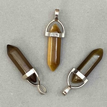 Pendant Cat's Eye Hexagonal Crystal Ball 8x31x41 mm+