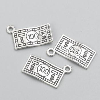 Pendant findings 'Money' 10×18 mm packaging 17 pcs ± 20 g