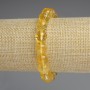 Citrine Bracelet - Smooth Bead, 10mm Diameter ±, 18mm Length ±, Elastic