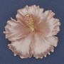 Brooch-Pendant 'Petunia Flower' Pink Matte Enamel with Pink Crystals Gold-Tone Metal 51x51mm+