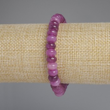Tourmaline Rondelle Bracelet, diameter 8x5mm+-, length 18 cm +
