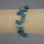 Apatite Bracelet with Faceted Stones and Butterflies