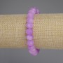 Lavender Amethyst Faceted Rondelle Bracelet, diameter about 10x7 mm, length about 18 mm, stretch
