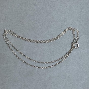 Silver-toned metal chain, length 42 cm+