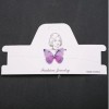 Discount! Lavender Butterfly Choker on Invisible Thread (Organza), diameter 33x27 mm, length 32-38 cm