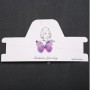 Discount! Lavender Butterfly Choker on Invisible Thread (Organza), diameter 33x27 mm, length 32-38 cm